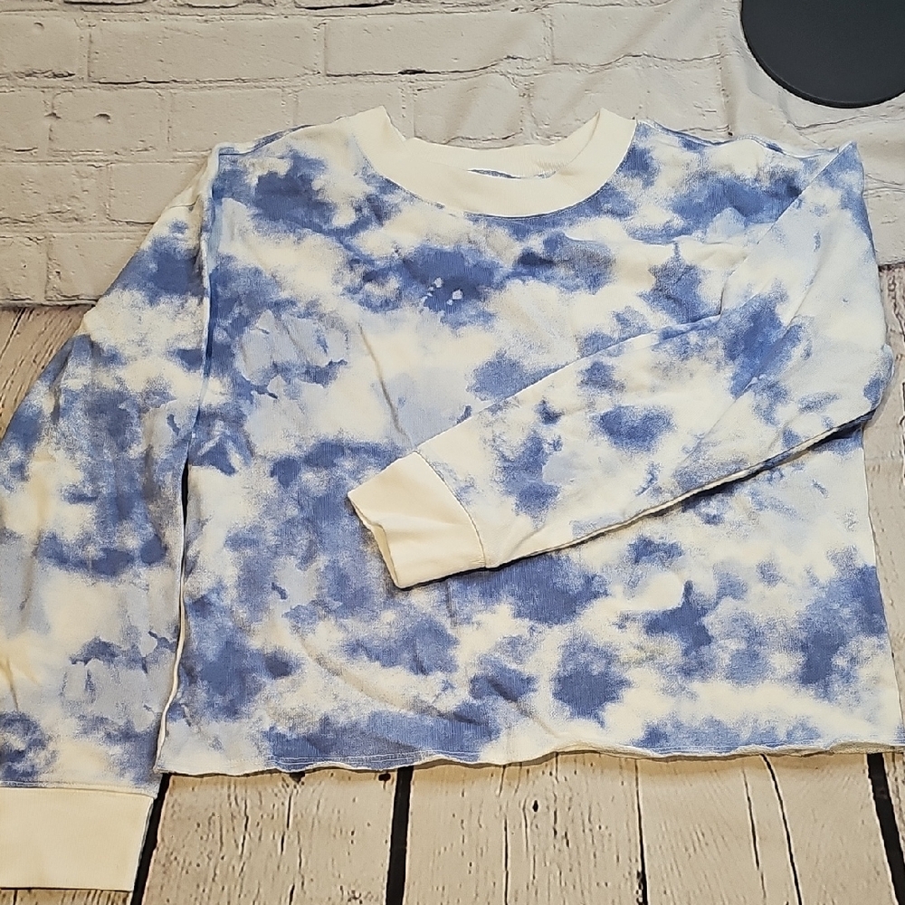 GAP Kids Blue and White Sweatshirt